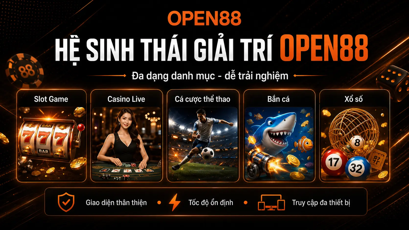 Giới Thiệu OPEN88 – Cổng Game Giải Trí Trực Tuyến Hiện Đại 2 Giới thiệu open88